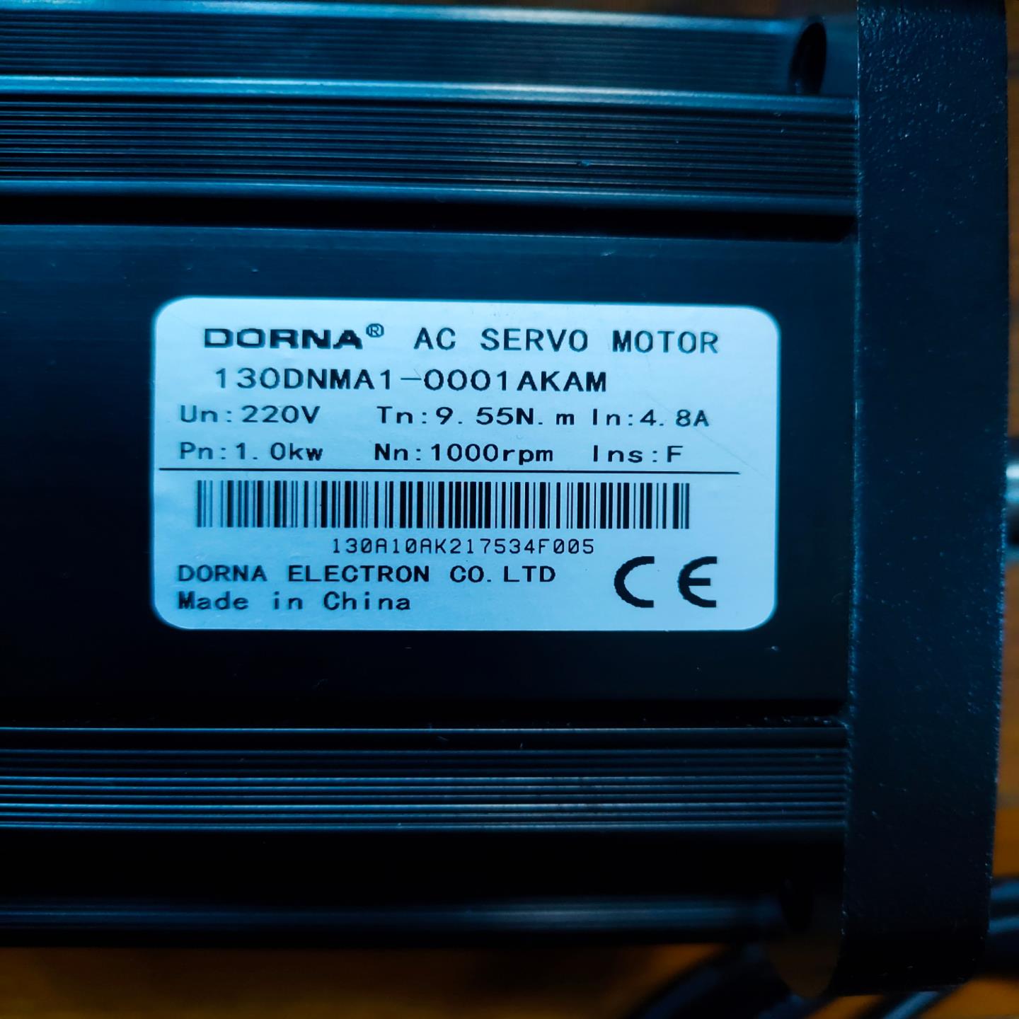 DORNA东凌伺服电机130DNM1-0001AKAM，实物