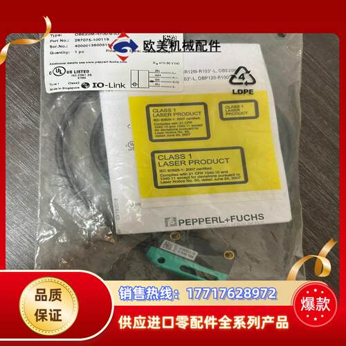 OBE20M-R100-S-IO-L 倍加福原装就1个需议价