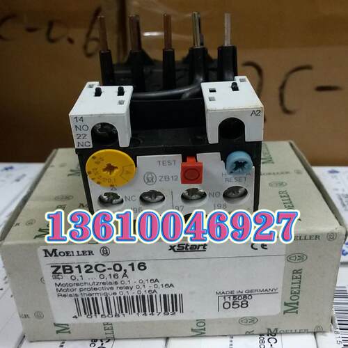 EATON MOELLER热继电器ZB12C-0.16议价