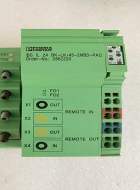 （设备配件）拆机菲尼克斯 2862220 IBS IL 24 BK-LK