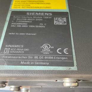 0电抗KW 120西门子62AB0 BE31 SL3100 德峰