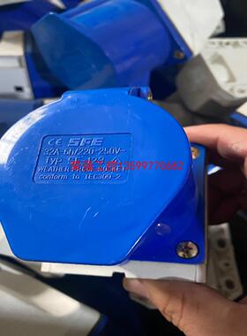 【荣强工控】SFE.上丰电气工业插座32A-6H/220-250V.