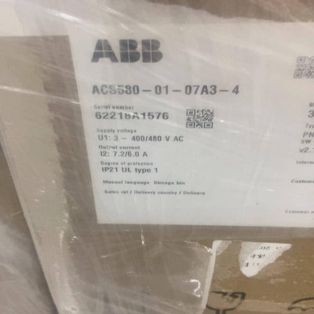 ACS580-01-07A3-4 全新原装变频器580
