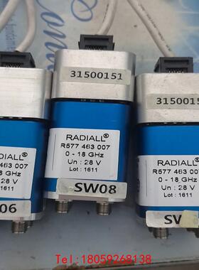 【非标价】法国雷迪埃RADIALL射频开关，R577 463 007，