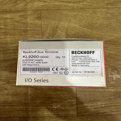 项目剩余全新原装倍福KL9260 拍摄，一盒十个装，全