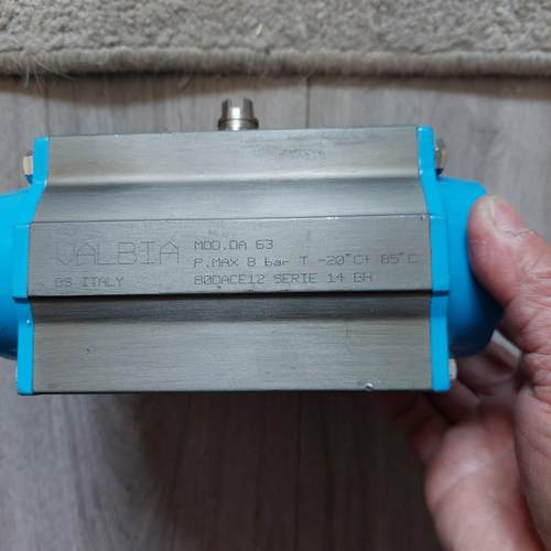 拆机意大利ALEDER 气动头阀门驱动器 执行器 MOD.D