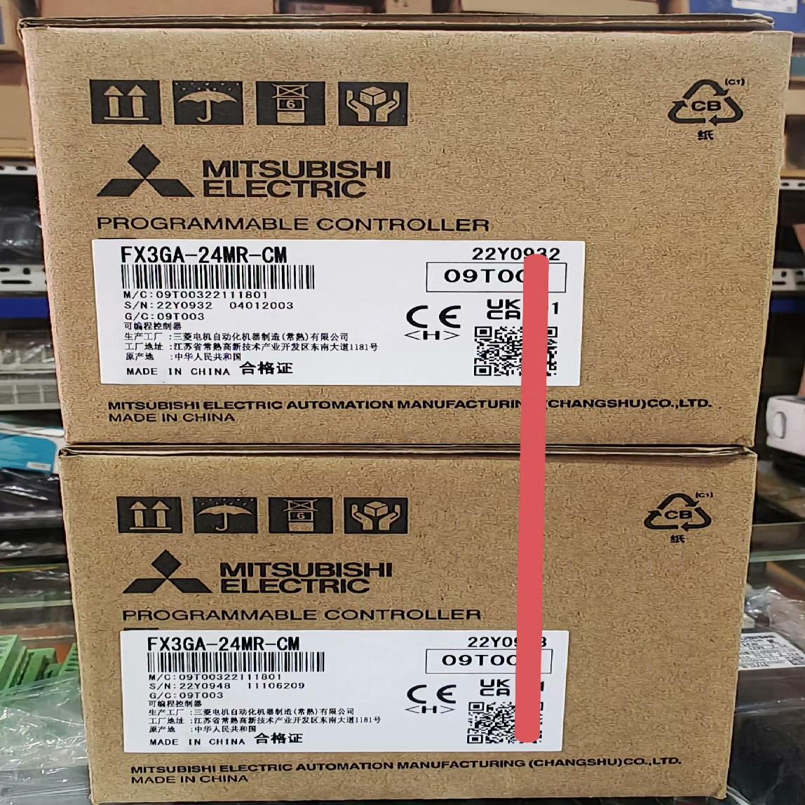 FX3GA-24MR-CM，三菱全新原装PLC