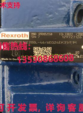 供应原装力士乐 R901052558 4WRTE16E200L-46/6EG24EK31/F1M Valv