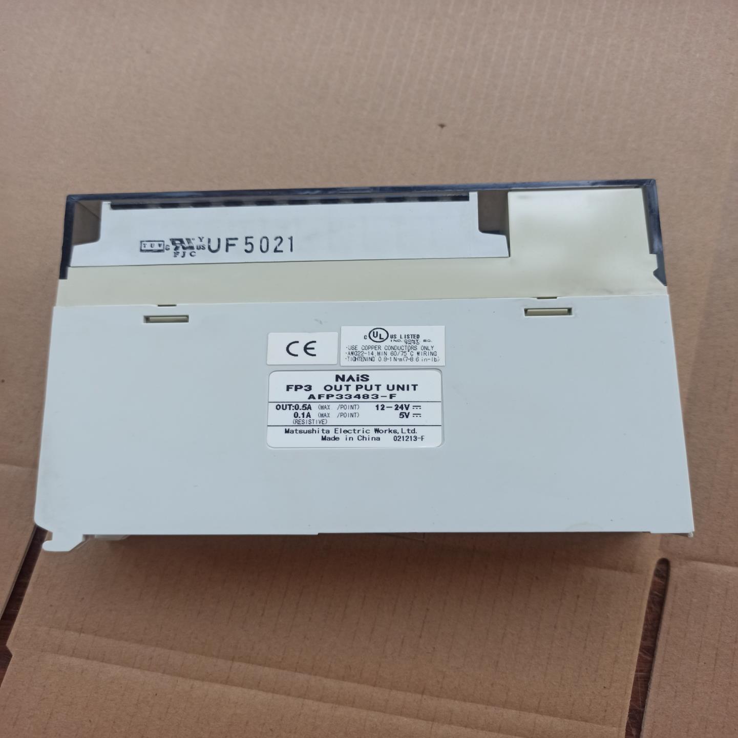 PLC   NAIS  FP3 OUT PUT U