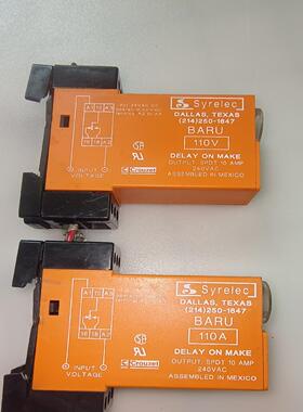 [德峰]法国 Syrelec 时间继电器 BARU110v   和B