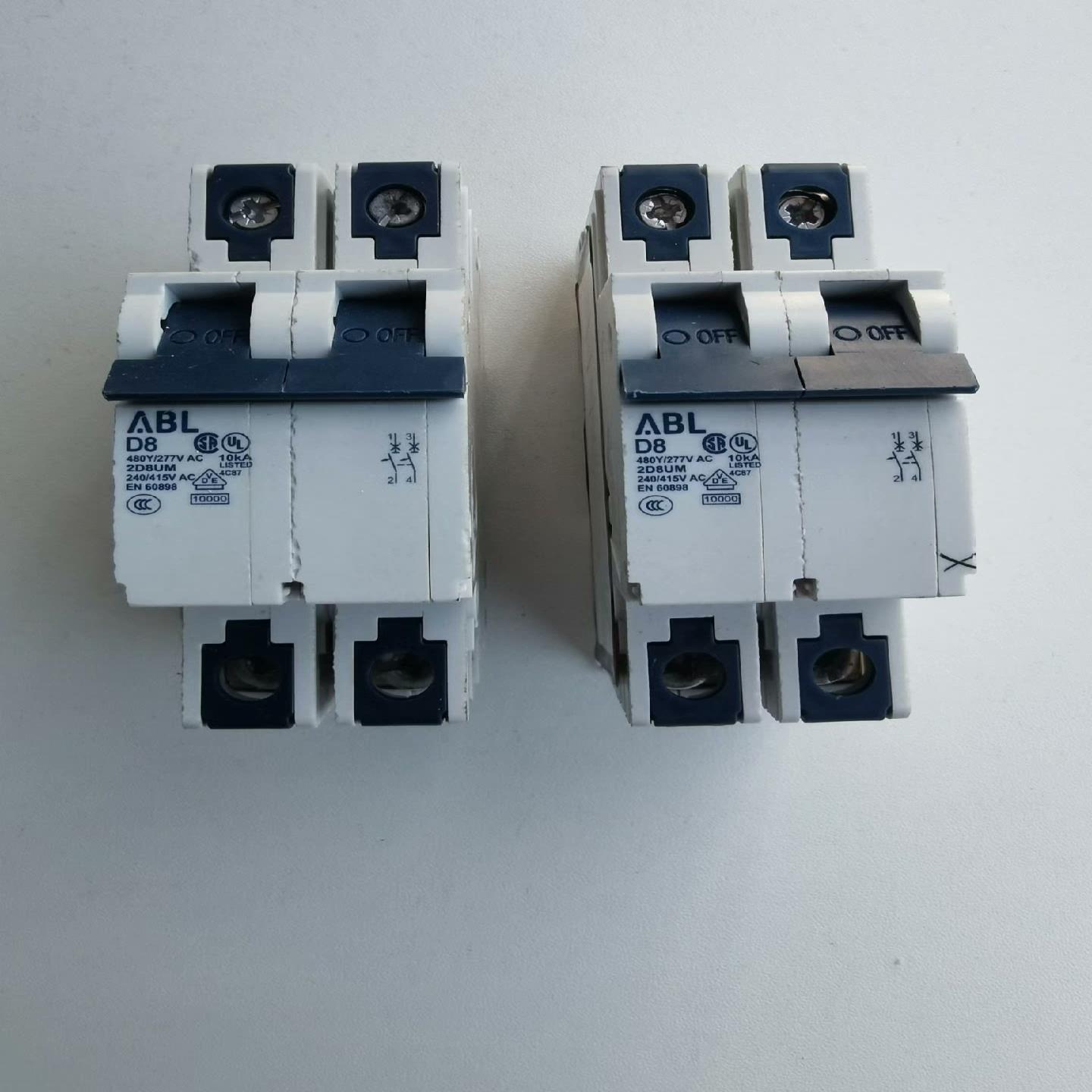 德国ABL D8空气开关 480Y/277V / 2D8UM