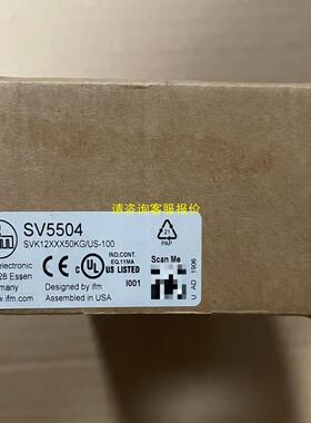 询价SV5504/SI5004/SV7504 全新易福门传感器