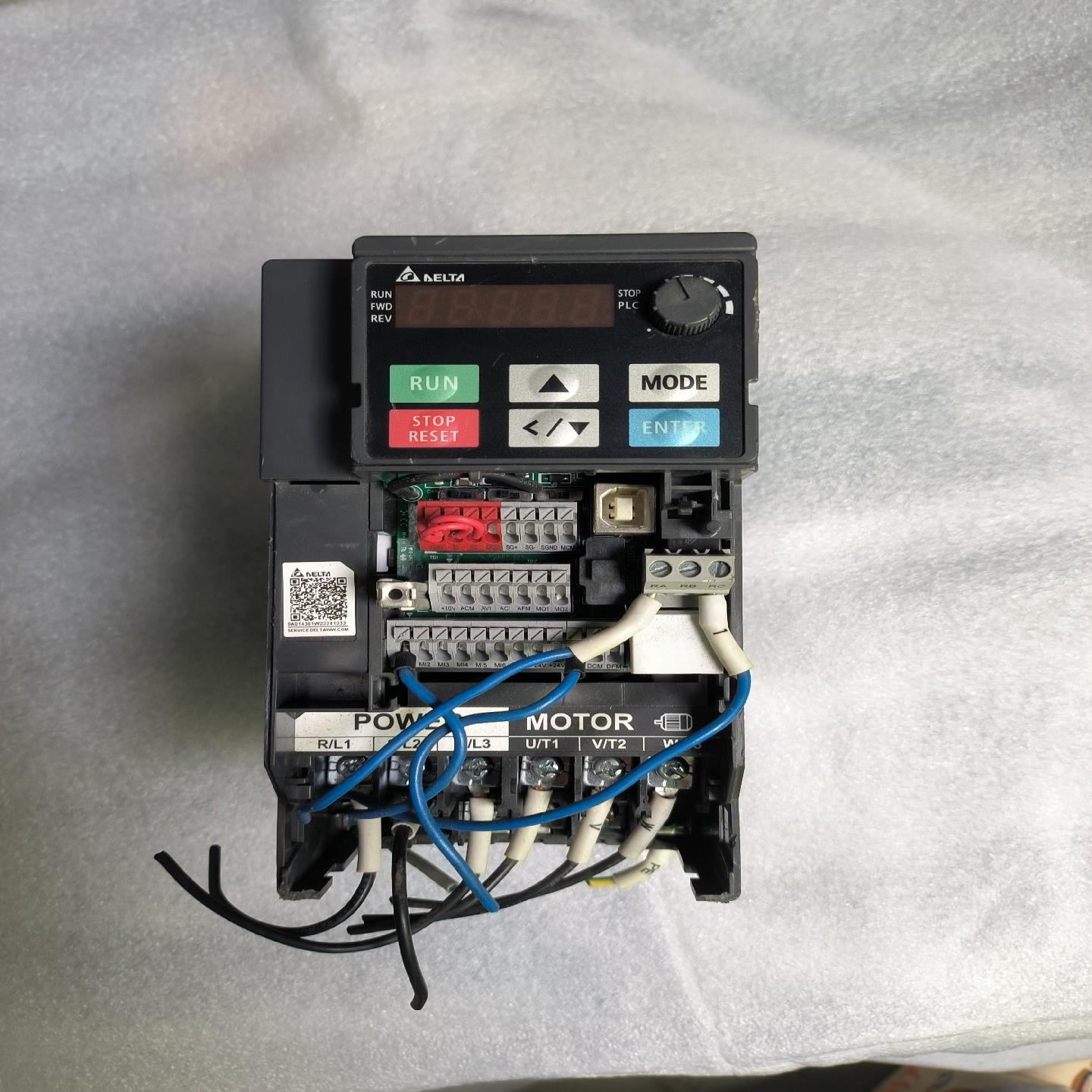 （设备配件）无盖VFD9A0MS43ANSAA，380V，3.7KW变频