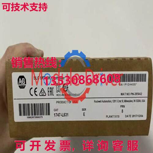 原装供应AB 1747-L531 SER E SLC 500 5/03 CPU 处理器单元 1747L