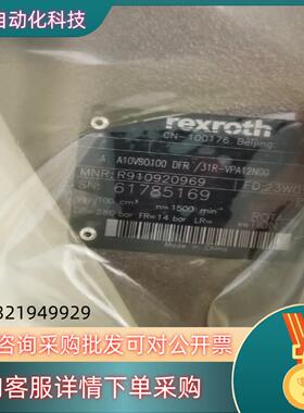 R910920969轴向柱塞泵A10VSO100DFR/31