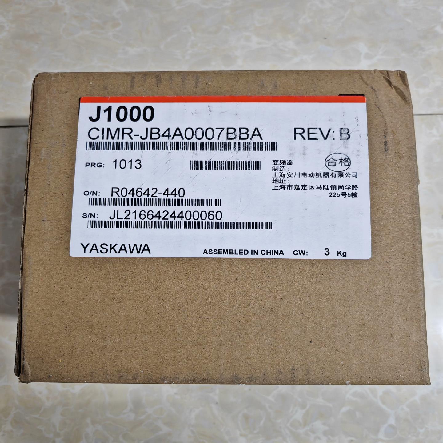 全新原装安川变频器CIMR-JB4A0007BBA放心购买，