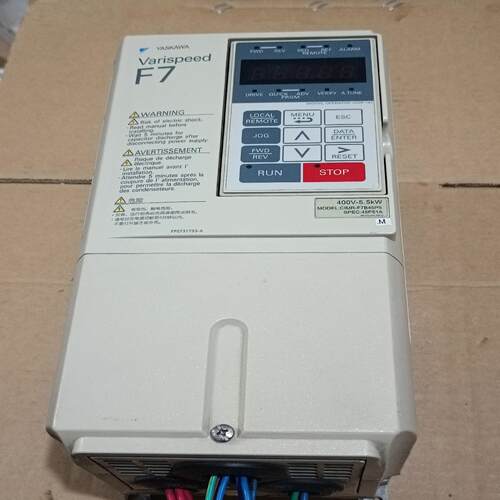 （设备配件）拆机安川变频器 CIMR-F7B45P5 5.5KW 380