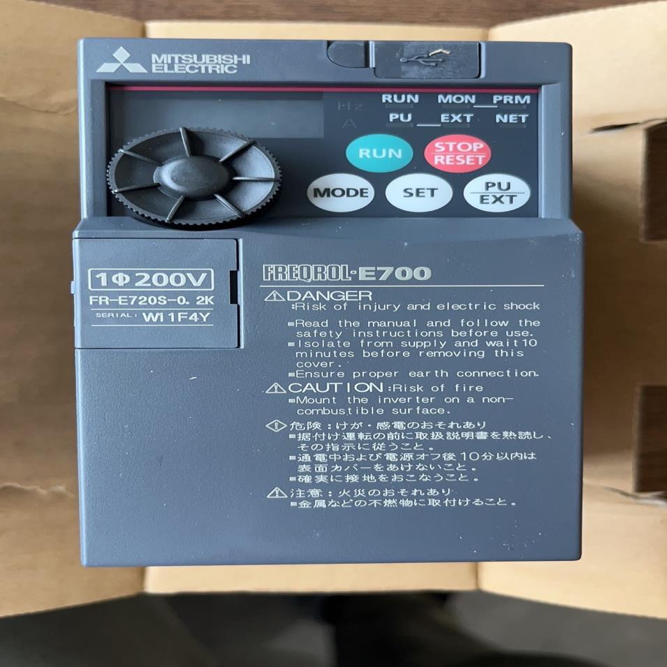 FR-E720S-0.2K 全新原装正品变频器单相2