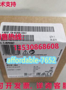 原装供应6ES7134-6GB00-0BA1 ET 200SP,类比 Eingangsmodul,