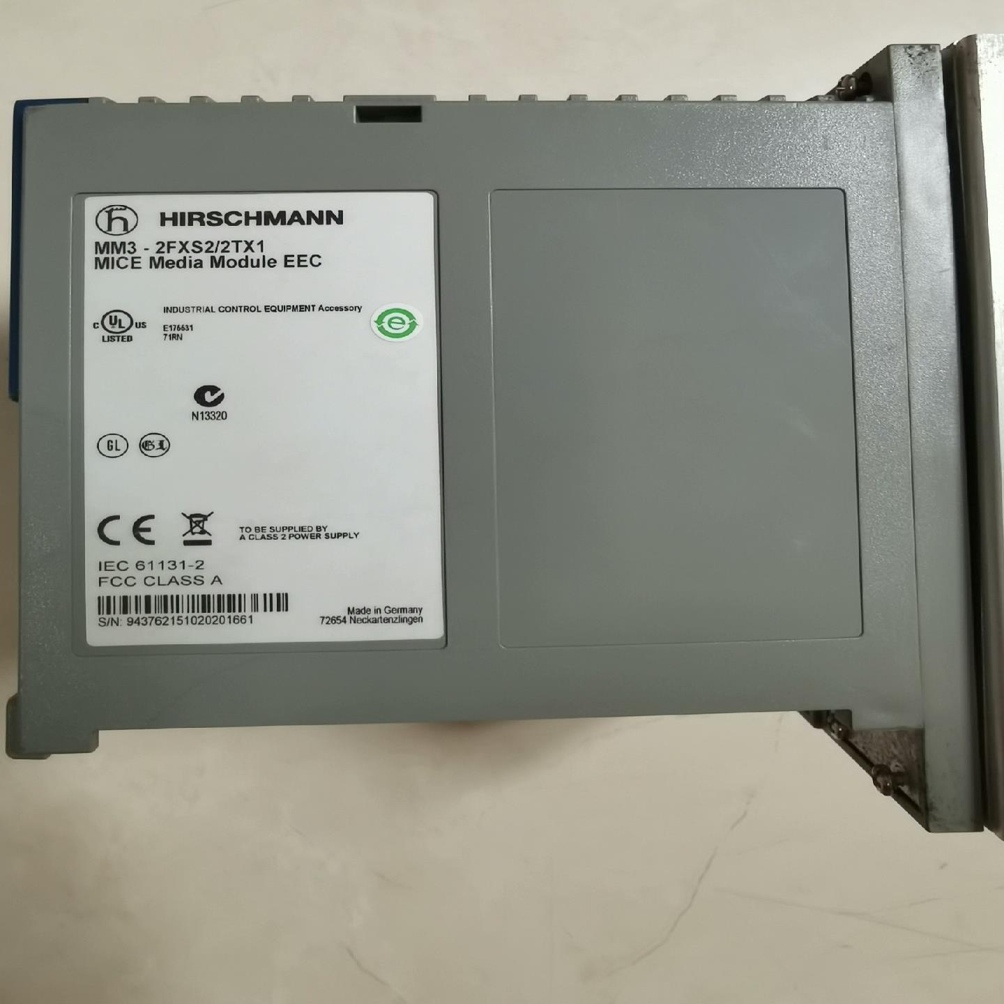 赫斯曼工业交换机MM3-2FXS2/2TX1，件，功