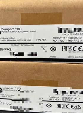 1769-PA2 全新AB原装PLC现货 议价