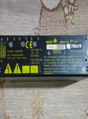 Weir电源 SMLC1100100(RS-775-079)