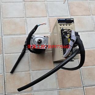 【荣强工控】拆机安川伺服电机SGMMS-04ADC6S 驱动器SGPMS