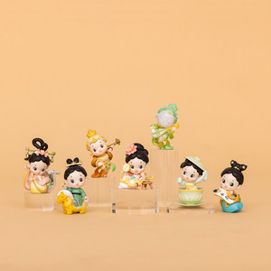 工美姐姐文化之旅 唐韵 盲盒单只 新款潮玩创意盲盒手办摆件饰品礼物