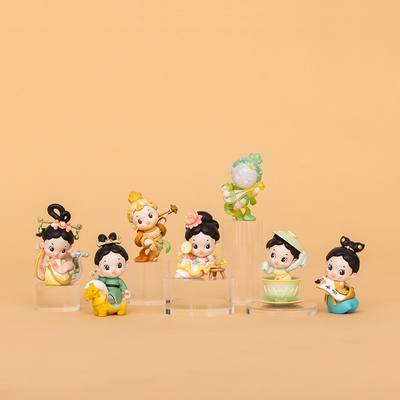工美姐姐文化之旅 唐韵  盲盒单只 新款潮玩创意盲盒手办摆件饰品礼物