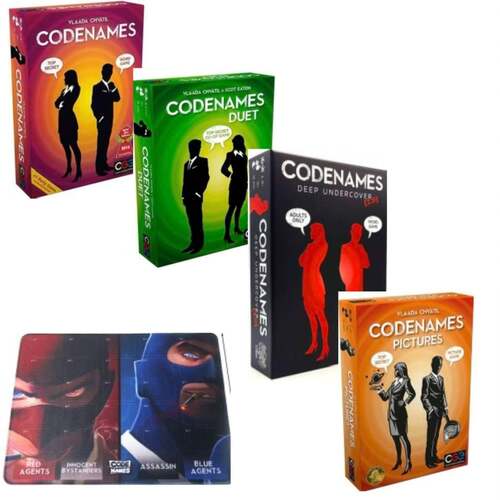 亚马逊 热销 现货Codenames duet行动代号二重奏桌游益智谋略卡牌