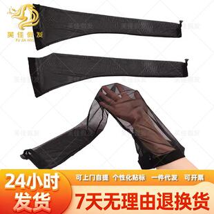 新款 CAP假发袖 筒式 网帽MESH钩针发可调节高弹力长筒网帽 多色WIG