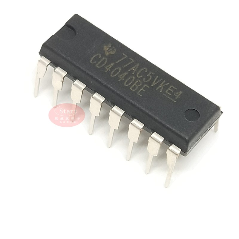 全新原装 CD4040BE DIP-16 CMOS纹波进位二进制计数器分配器