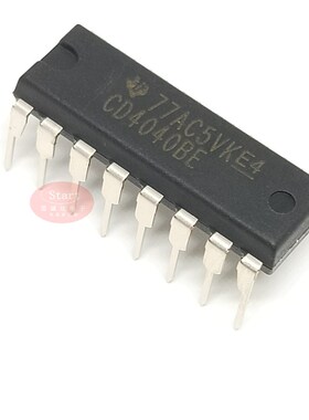 全新原装 CD4040BE DIP-16 CMOS纹波进位二进制计数器分配器