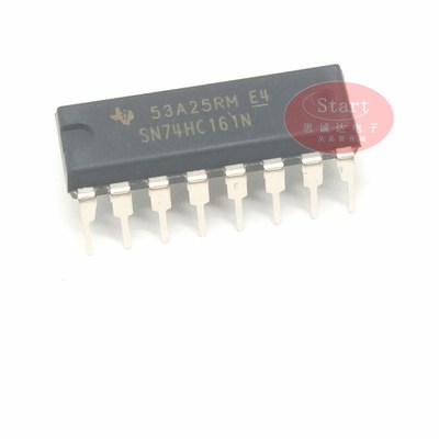 74HC161 SN74HC161N DIP-16 TI进口 全新原装正品 直插 74HC161N