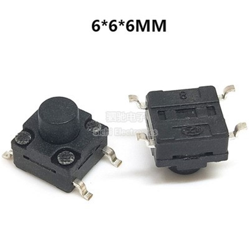 防水防尘贴片轻触开关微动按钮按键6*6*4.3/5/6/7/8/9/10/11/12MM