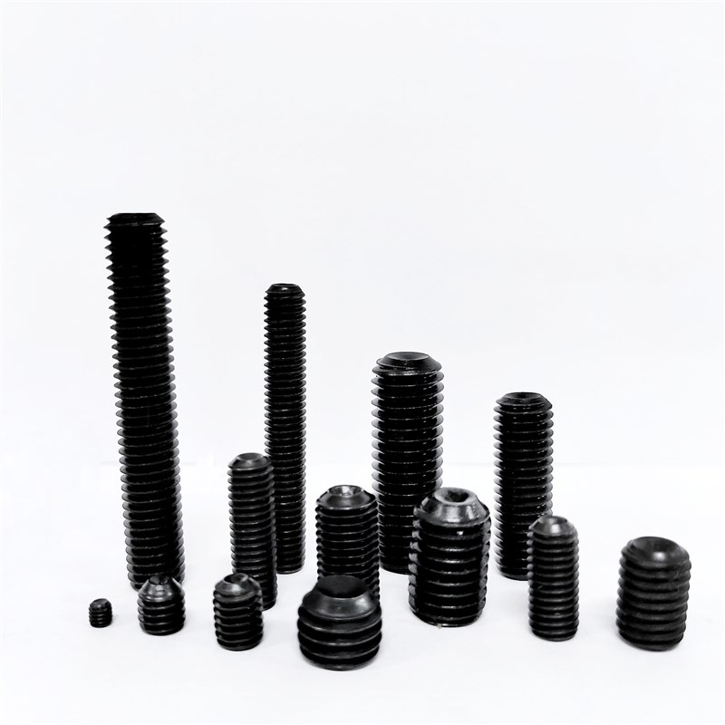 细牙机米汇总M3-0.35到M12-1.25发黑内六角细Z牙紧定螺丝