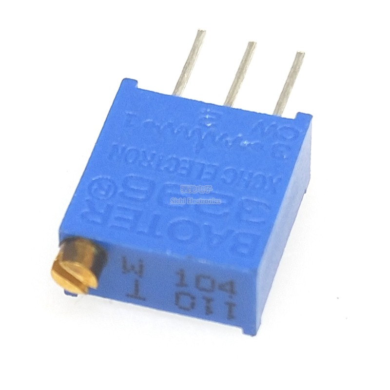3296W多圈可调电位器 100R 200R 500R 1M 2M 101 201 501 205顶调