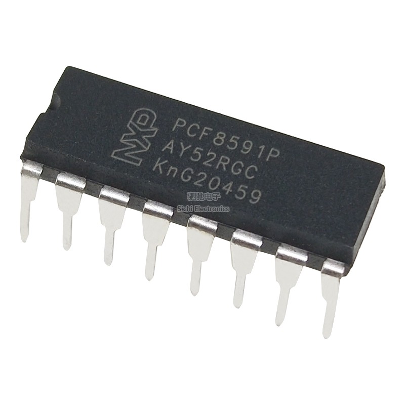 PCF8591P  质量保证  直插 8位模数/数模转换器 DIP-16 PCF8591