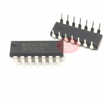 全新原装 SN74LS07N DIP-14 原装进口 TI HD74LS07P 74LS07