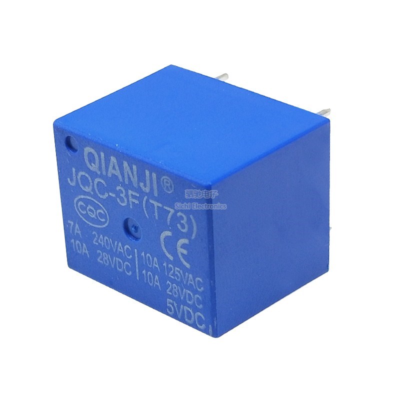 JQC-3F(T73)-5VDC T73 5脚 前进 前继 功率继电器 JQC-3F-005V