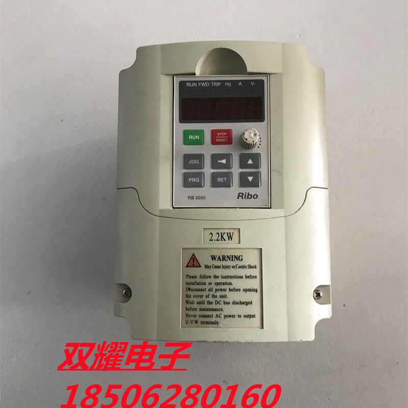日博RIBO变频器 RB3000 2.2KW 380V RB3000-D-2R2-GB-3已测试现