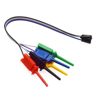 测试勾扁测试钩测试勾 逻辑分析仪钩子 双钩测试夹 扁体(2个)