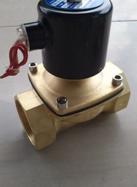 常闭电磁阀水阀开关阀AC220V气阀电子进水排水阀DC2412V4分1寸2寸