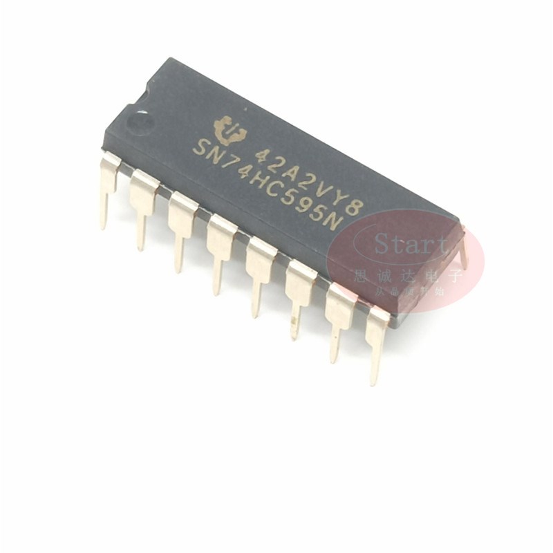 SN74HC595N DIP-16 8位串行寄存器 进口TI 74HC595 全新原装