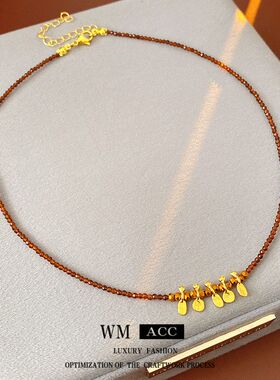 女几何新中式项链百搭设计感时尚