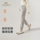 英氏孕妇裤 秋冬外穿裤 子高腰托腹加绒运动卫裤 腰部可调节2026新款