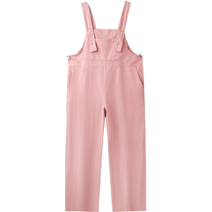 英氏孕妇背带裤2024新款外穿休闲春夏装宽松大码纯棉初秋孕妇套装