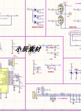 FU6861Q无感FOC电钻项目AD格式原理图PCB源文件kei源码