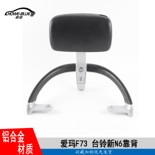 适用于台铃新N6靠背五星钻豹U9绿源MOD靠垫誉隆G100尾翼扶手尾架