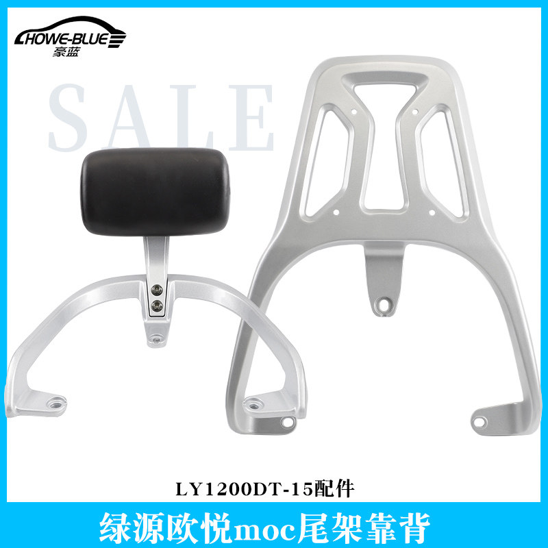 适用于绿源欧悦moc电动车尾架靠背LY1200DT-15后备箱支架腰靠衣架